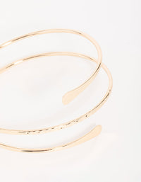 Gold Harmered Arm Cuff - link has visual effect only