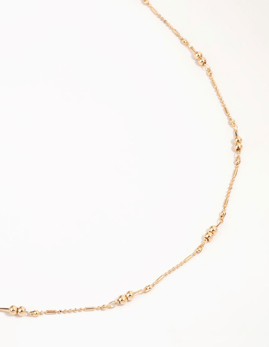 Gold Ball Fine Waist Chain