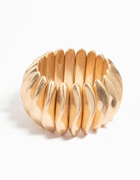 Gold Disc Stretch Bracelet - link has visual effect only