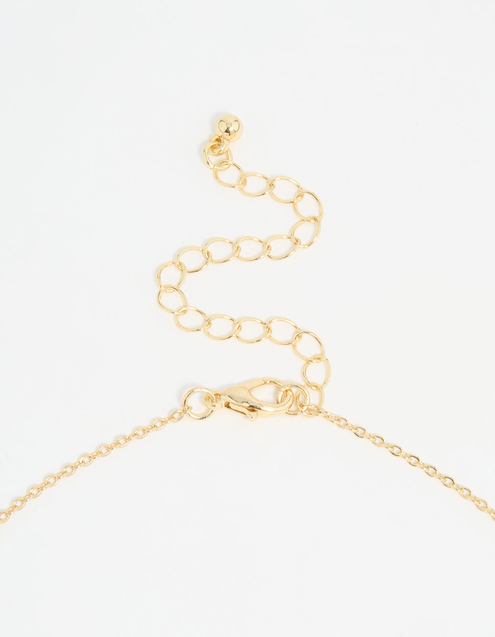 Gold Plated Diamante Butterfly Dainty Charm Necklace