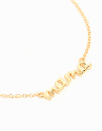 Gold Plated Sterling Silver Mama Toggle Bracelet - link has visual effect only