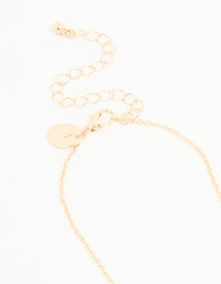 Kids Gold Big & Lil Sis Mood Pendant Necklace Set - link has visual effect only