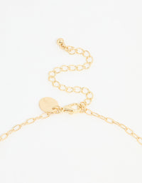 Gold Plated Pearl Cross Necklace - link has visual effect only