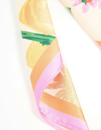 Vacation Print Fabric Scarf - link has visual effect only