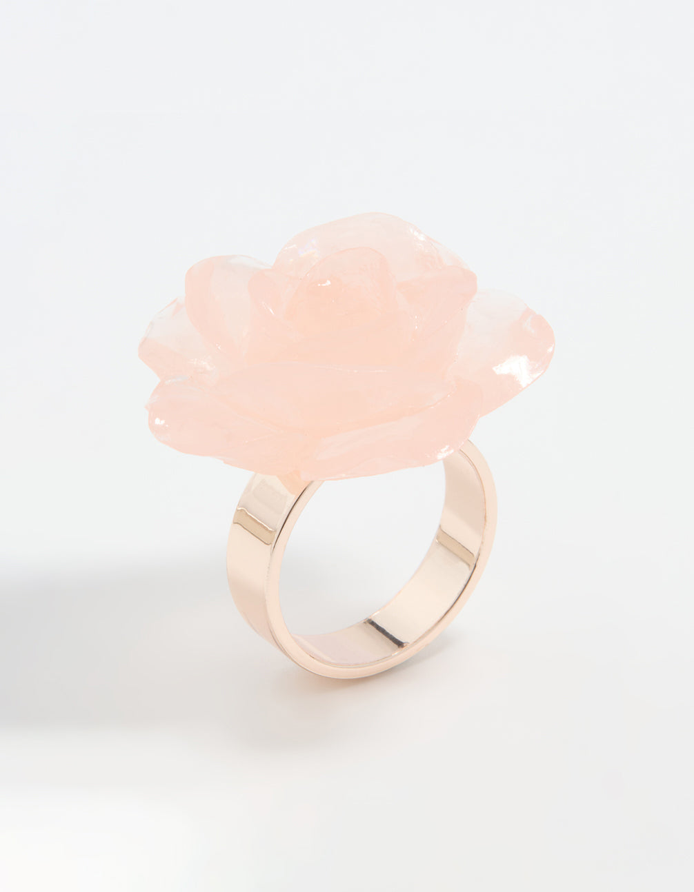 Rose Gold Large Rosette Ring