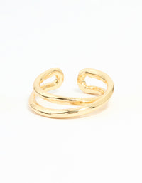 Gold Plated Open Band Ring - link has visual effect only