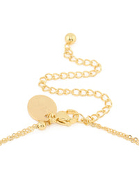 Waterproof Gold Plated Stainless Steel Star & Shell Layered Necklace - link has visual effect only