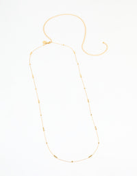Waterproof Gold Plated Stainless Steel Beaded Waist Chain - link has visual effect only