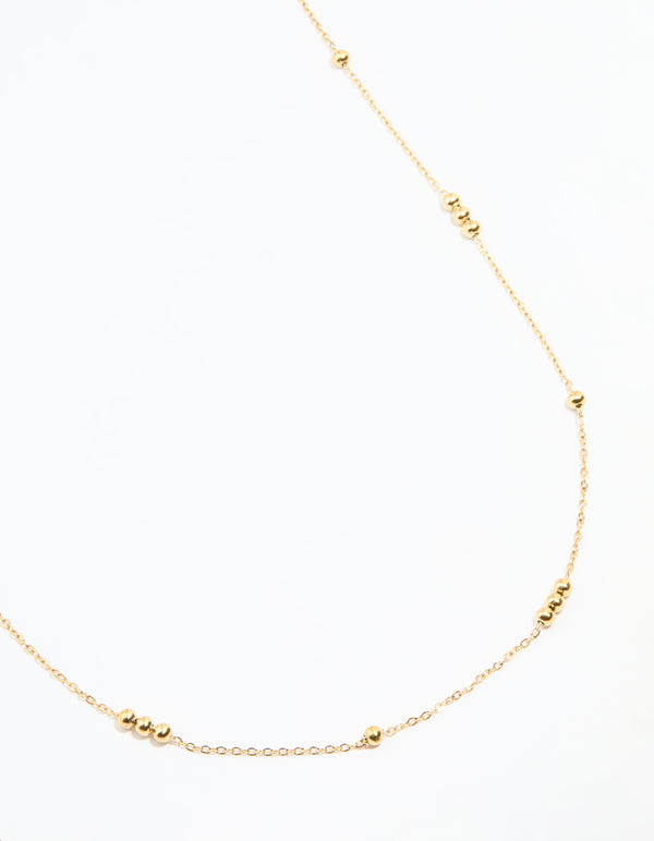 Waterproof Gold Plated Stainless Steel Beaded Waist Chain