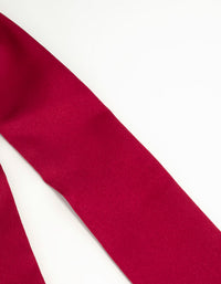 Red Fabric Statement Bow Hair Clip - link has visual effect only