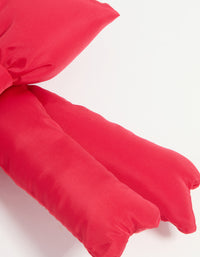 Red Puffy Bow Keychain - link has visual effect only