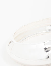 Silver Wide Wrist Cuff - link has visual effect only