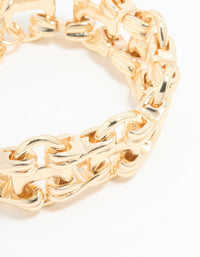 Gold Mariner Ladder T & O Bracelet - link has visual effect only