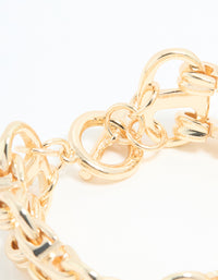 Gold Mariner Ladder T & O Bracelet - link has visual effect only