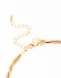 Gold Chain Knotted Tassel Y-Necklace - link has visual effect only
