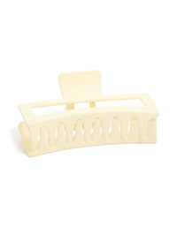 Cream Extra Large Claw Clip - link has visual effect only