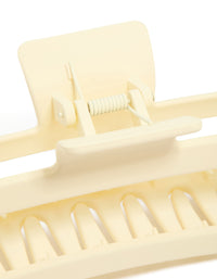 Cream Extra Large Claw Clip - link has visual effect only