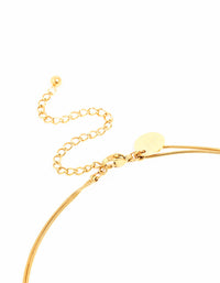Waterproof Gold Plated Stainless Steel Ball Pendant Layered Necklace - link has visual effect only