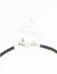 Silver Cord Turquoise Cross Y-Necklace - link has visual effect only