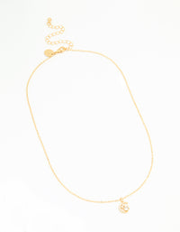 Gold Plated Cubic Zirconia Celestial Pendant Necklace - link has visual effect only