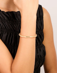Gold Plated Organic Wrist Cuff - link has visual effect only