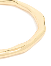 Gold Plated Organic Wrist Cuff - link has visual effect only