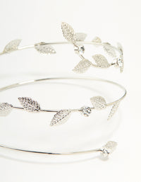 Silver Leaf Wrap Arm Cuff - link has visual effect only