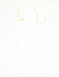 Waterproof Gold Plated Stainless Steel Clear Semiprecious Stone Waist Chain - link has visual effect only