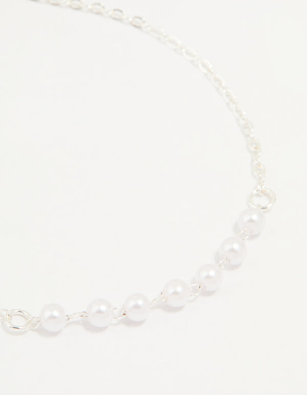 Silver Diamante Bow & Heart Bracelets 3-Pack