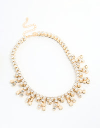 Gold Diamante Reversible Necklace - link has visual effect only