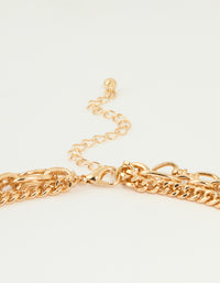 Gold Heart & Celestial Charm Necklace - link has visual effect only