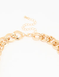 Gold Pearl & Shell Charm Necklace - link has visual effect only