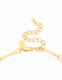 Gold Heart Charm Necklace - link has visual effect only