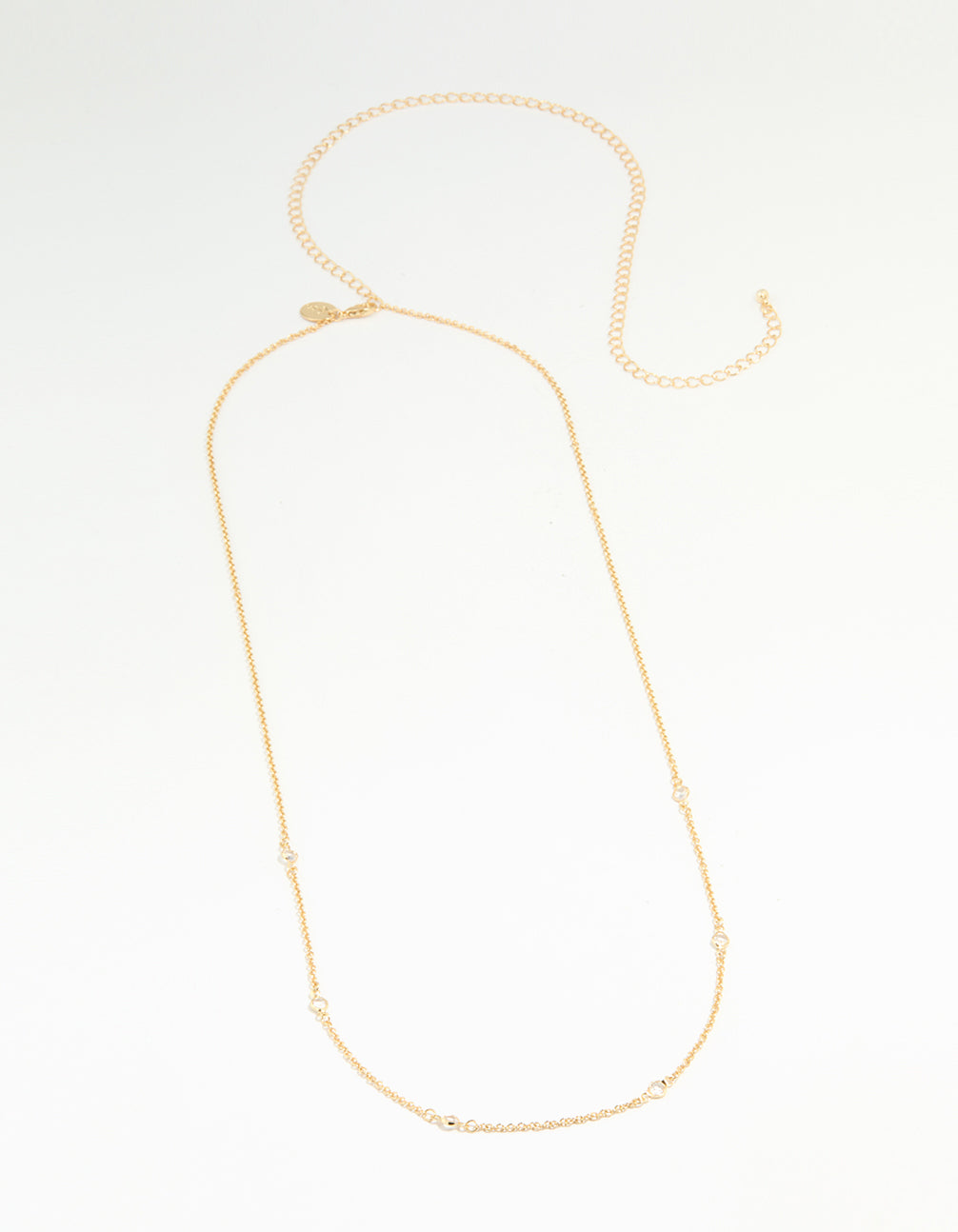 Gold Plated Diamante Waist Chain