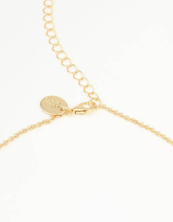 Gold Plated Diamante Waist Chain