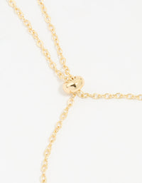 Gold Plated Cubic Zirconia Pink Triple Flower Outline Toggle Bracelet - link has visual effect only
