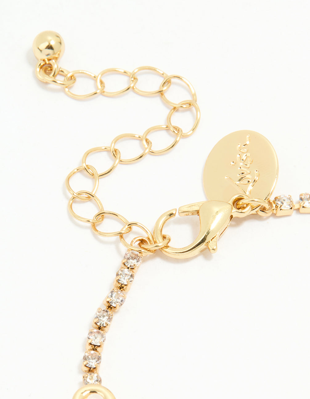 Gold Plated Flower Cupchain Bracelet