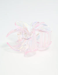 Iridescent Frangipani Claw Clip - link has visual effect only