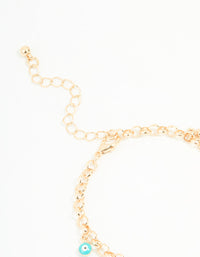 Gold Ocean Charm Bracelet - link has visual effect only