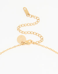 Waterproof Gold Plated Stainless Steel Shell Charm Short Necklace - link has visual effect only