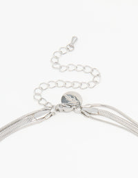 Waterproof Stainless Steel Triple Row Chain Necklace - link has visual effect only