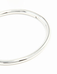 Waterproof Stainless Steel Simple Hinged Bangle - link has visual effect only