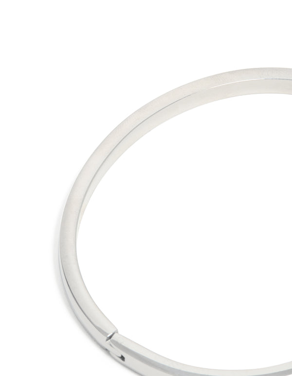 Waterproof Stainless Steel Smooth Hinge Bangle