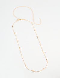 Gold Ball Fine Waist Chain - link has visual effect only