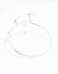 Silver Double Swirl Arm Cuff - link has visual effect only