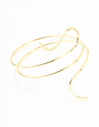 Gold Swirl Wrap Arm Cuff - link has visual effect only