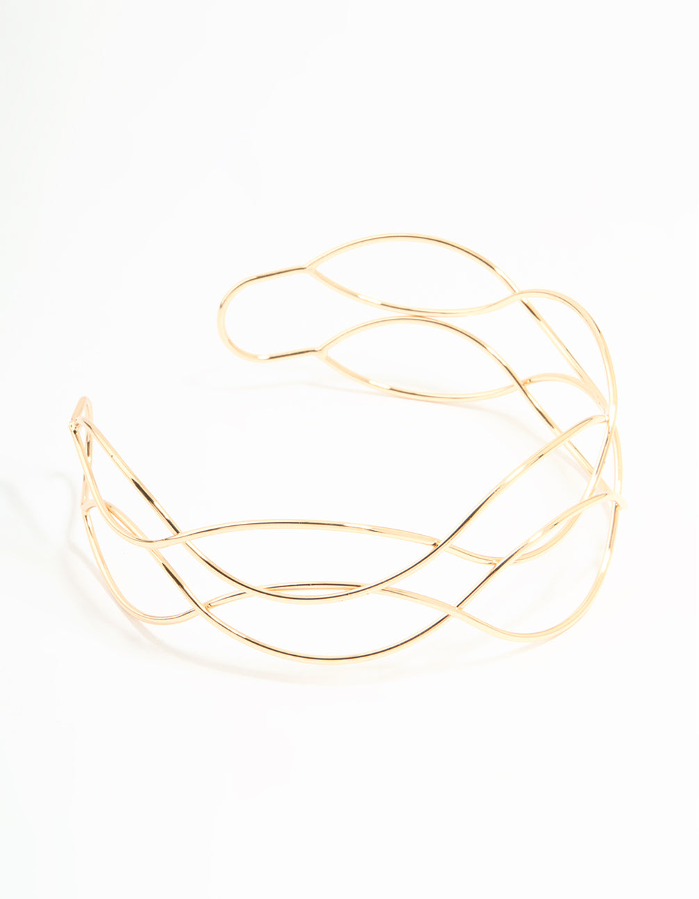 Gold Twisted Arm Cuff
