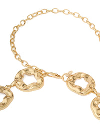 Gold Abstract Circle Belt - link has visual effect only