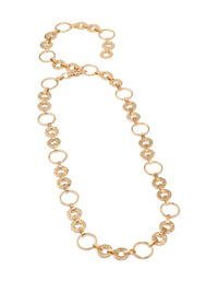 Gold Mixed Sized Circle Belt - link has visual effect only