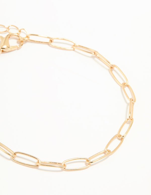 Gold Pearl & Cord Bracelet 5-Pack